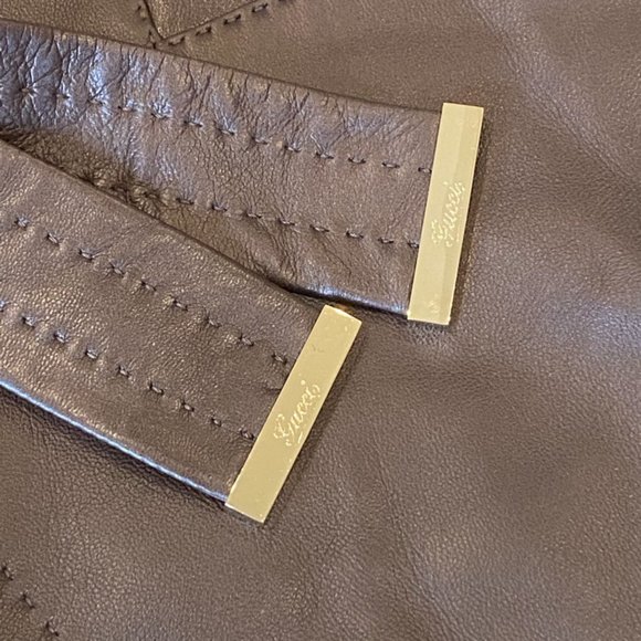 GUCCI LEATHER BLAZER - Picture 9 of 12